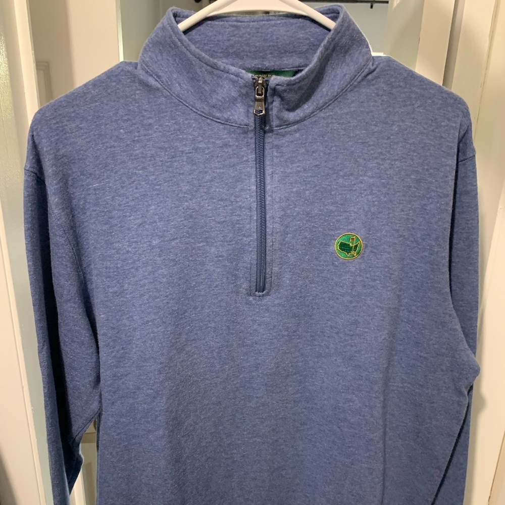 Masters Quarter 1/4 Zip Pullover Sweater, Exclusive Berckmans Place Logo - Small